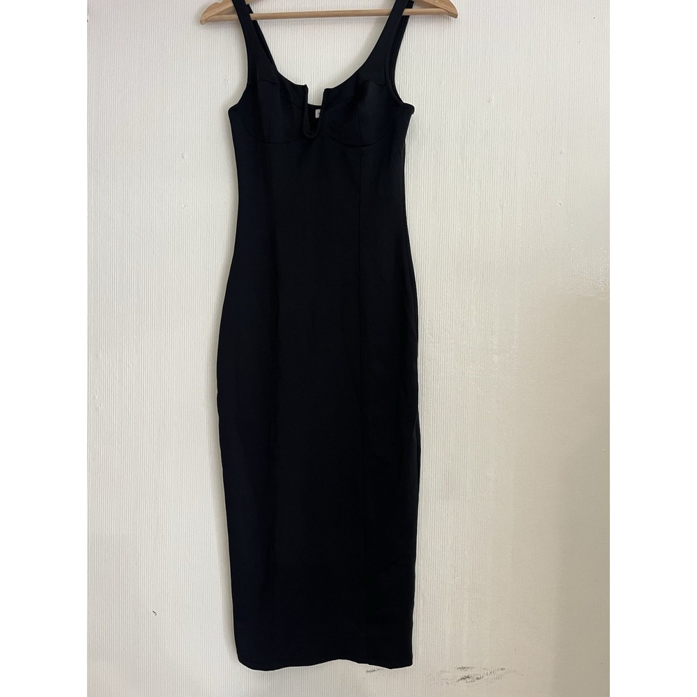 good american dress Stretch Black Size 1